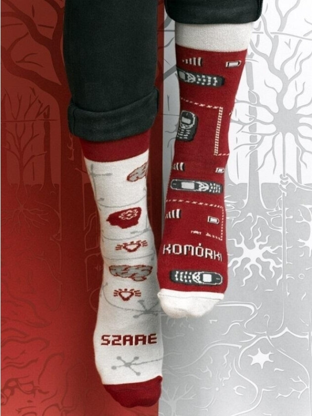 Nadwyraz.Com Lange Sokker Grå Celler 39-42