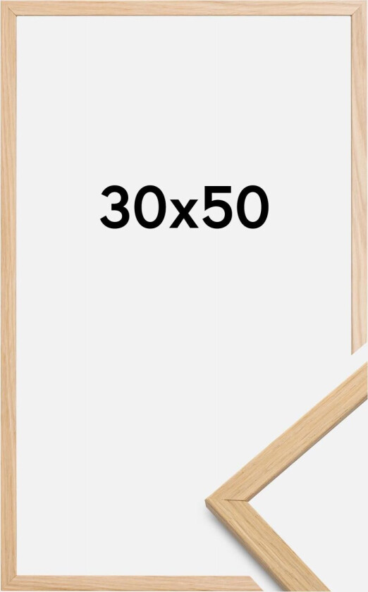Ramme Edsbyn Akrylglass Eik 30x50 Cm