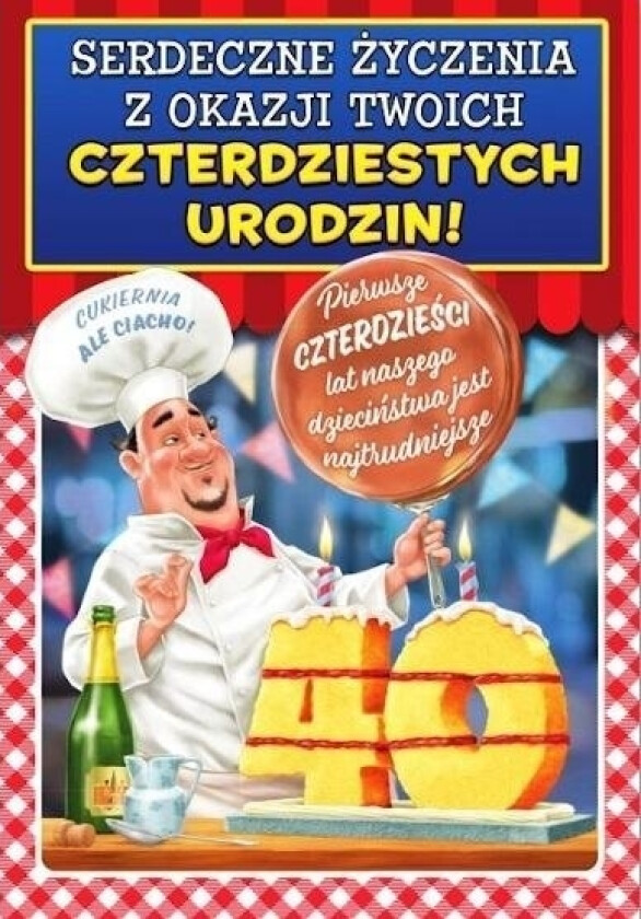 Gratulasjonskort Bursdag 40 Mf18