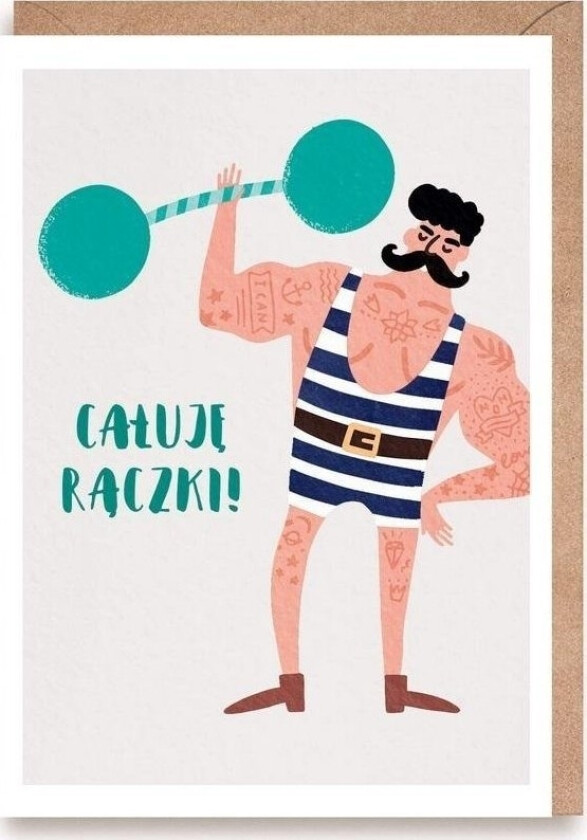 Gratulasjonskort Jeg Kysser Hendene Dine, Øko-Konvolutt