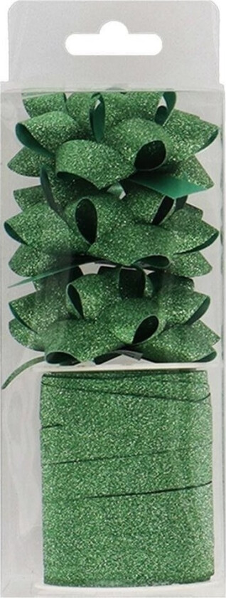 Glitterbånd + 3 Rosetter