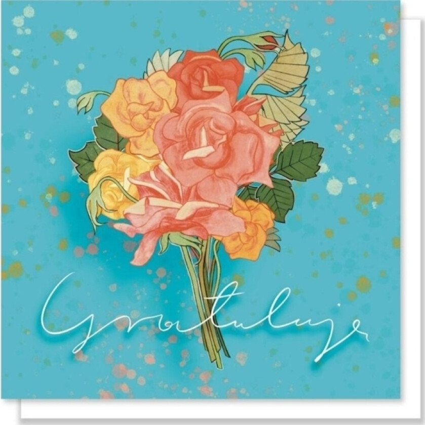 Gratulasjonskort. Gratulerer