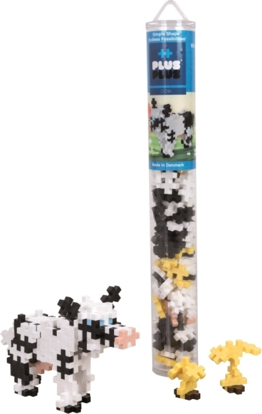 Plus-Plus Cow / 100 Pcs. Tube