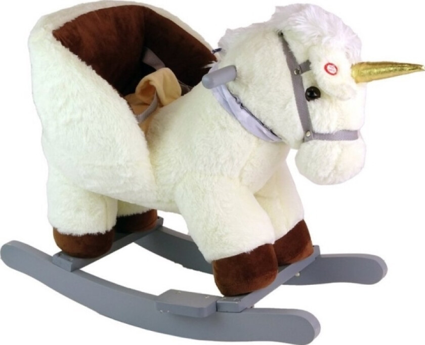 Leantoys Gyngehest Rocker White Unicorn