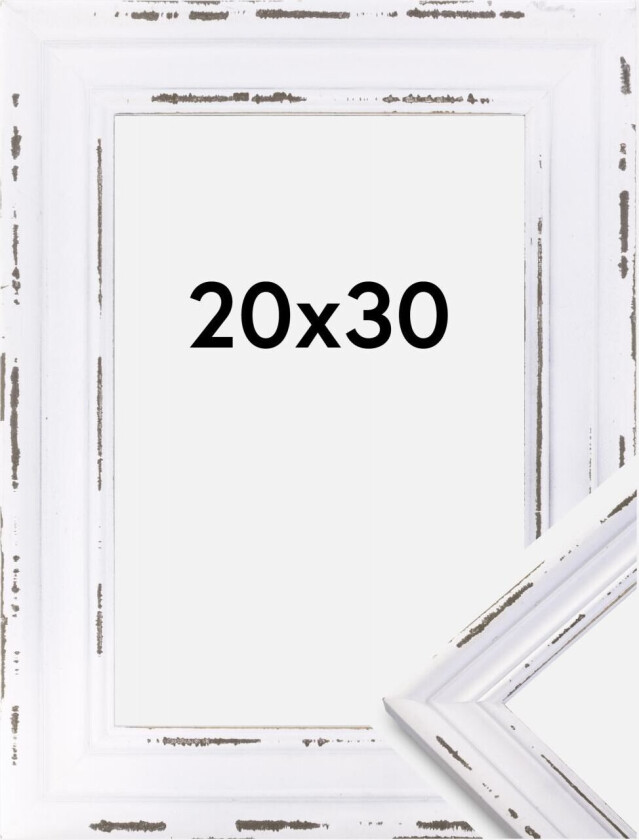 ZEP Ramme Rivoli Hvit 20x30 Cm