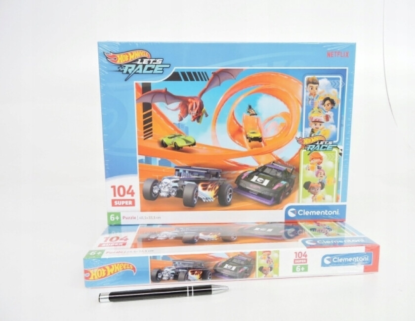 Puzzle Hot Wheels 104 Elementy Super Kolor