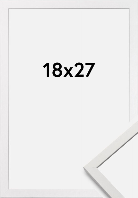 Ramme Edsbyn Hvit 18x27 Cm