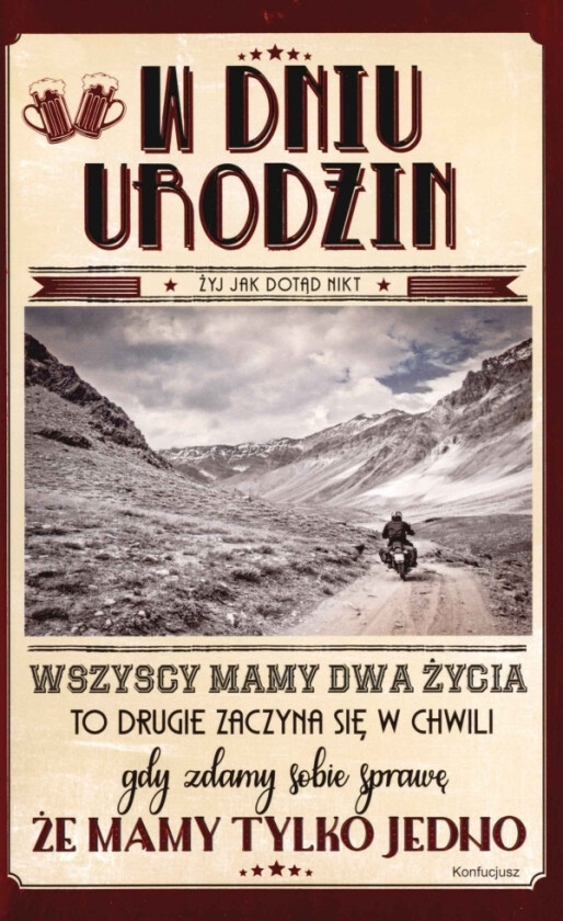 Ab-Kort Bursdagskort "Lev Som Ingen Noen Gang Har Gjort Før"