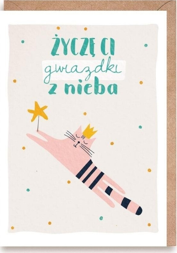 Bursdagskort Star From Heaven, Øko-Konvolutt