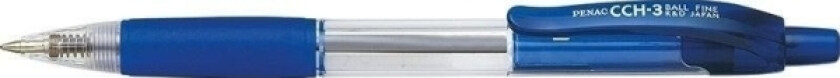 Penac Cch3 Uttrekkbar Kulepenn 0,7 Mm Blå (12 Stk)