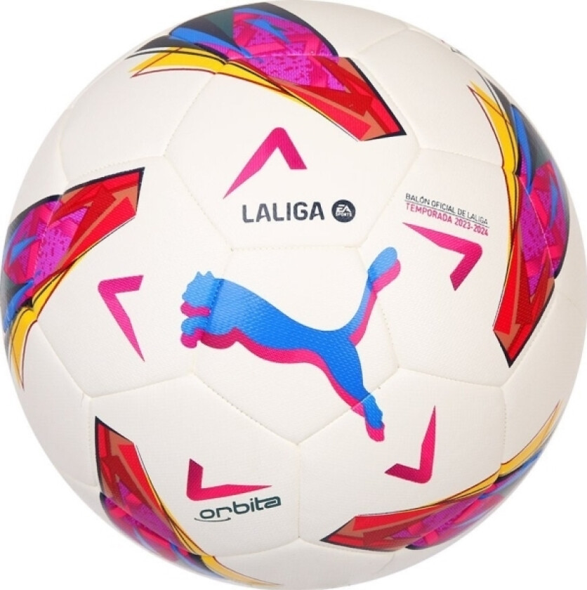 Fotball Puma Orbita Laliga 1 Hvit Og Rosa-Blå 84108 01 (5)