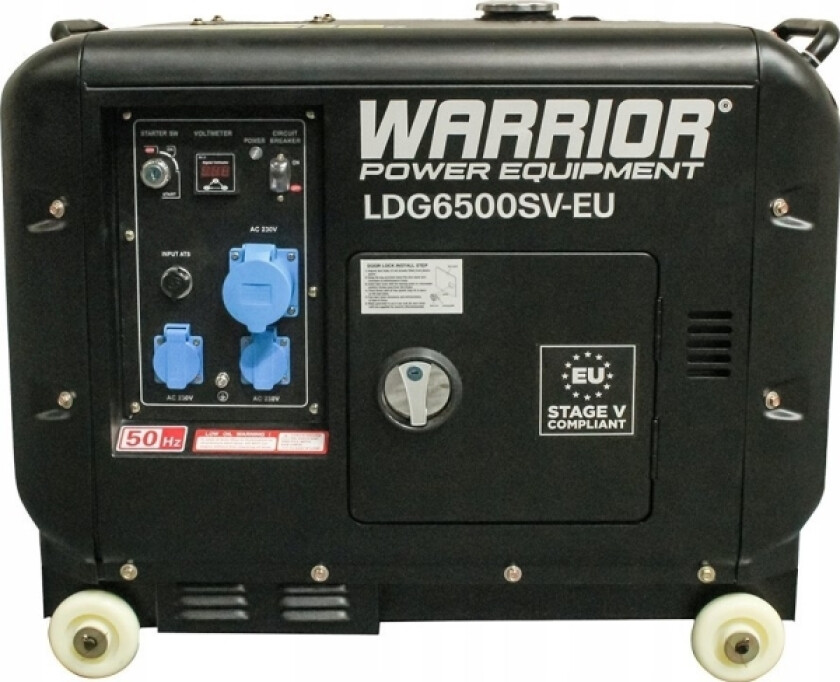 Agregat Champion Warrior Eu 5500 Watt Silent Diesel Single Phase Generator With Electric Stary C/W Ats Socket