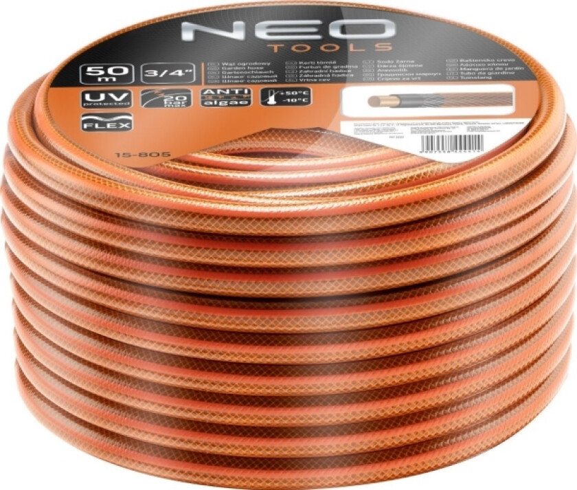 Neo Hageslange Økonomisk 3/4" 50 M 4 Lag (15-805)