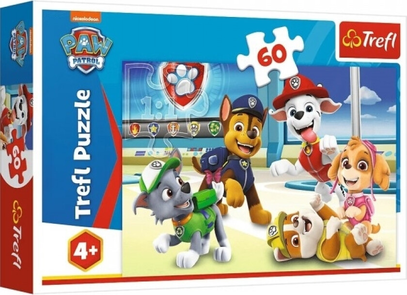 Puslespill 60 Brikker I Hundenes Verden Paw Patrol