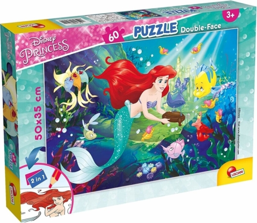 Puzzle Df Plus 60 Little Mermaid, 4 År
