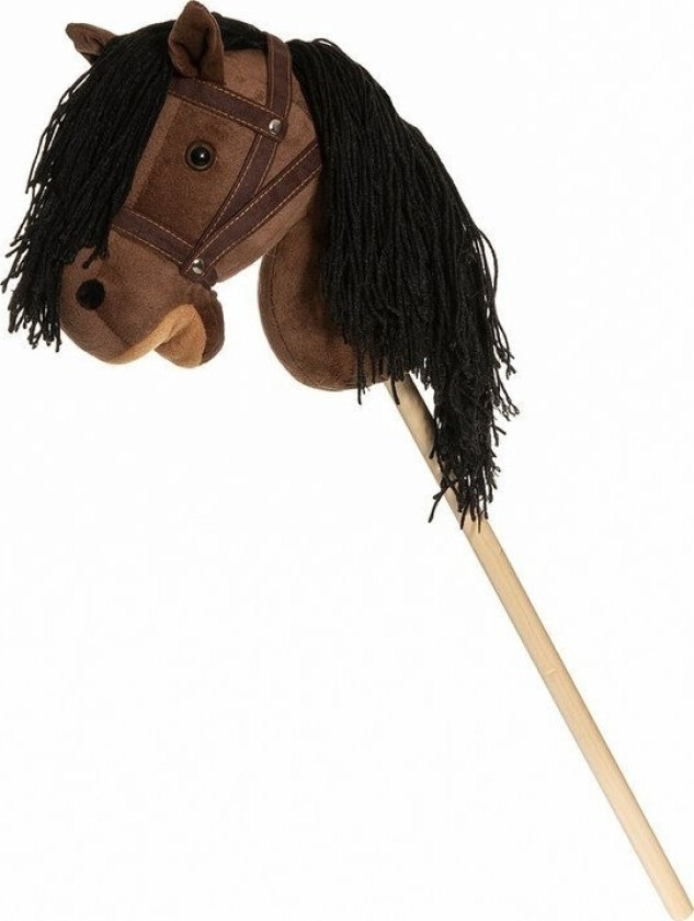Horse On A Stick Hobby Horse Rød Med Tøyler 80Cm
