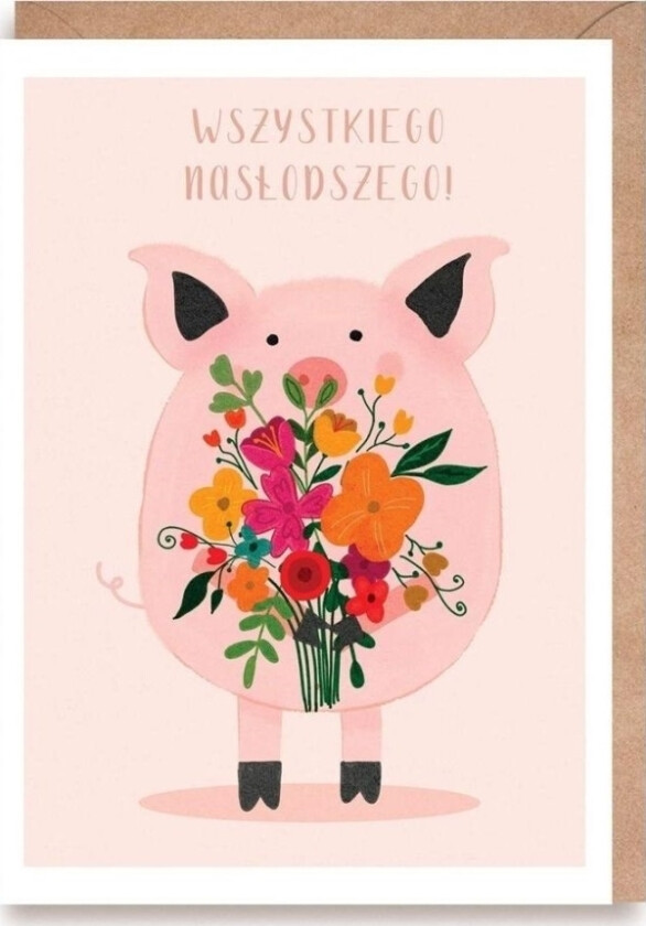 Gratulasjonskort Pig K150