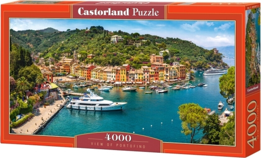 Castorland View Of Portofino 4000 Pcs, 4000 Stykker, By, 9 År
