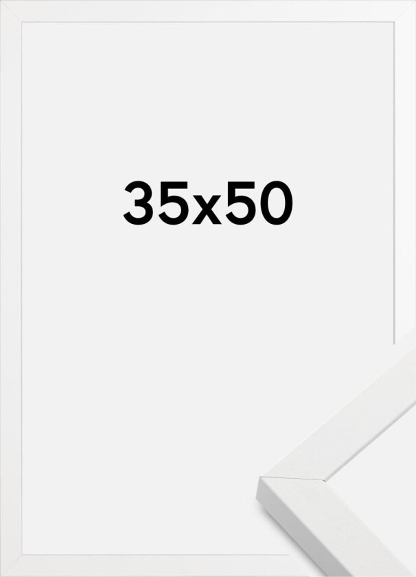 Ramme Amanda Box Hvit 35x50 Cm