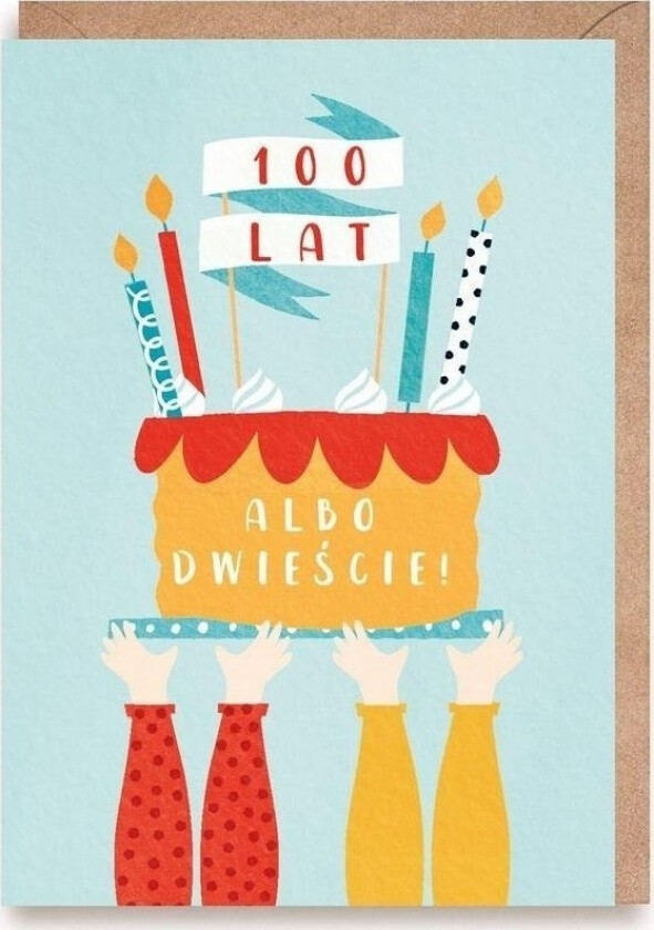 Bursdagskort 100 År Eller To Hundre, Øko