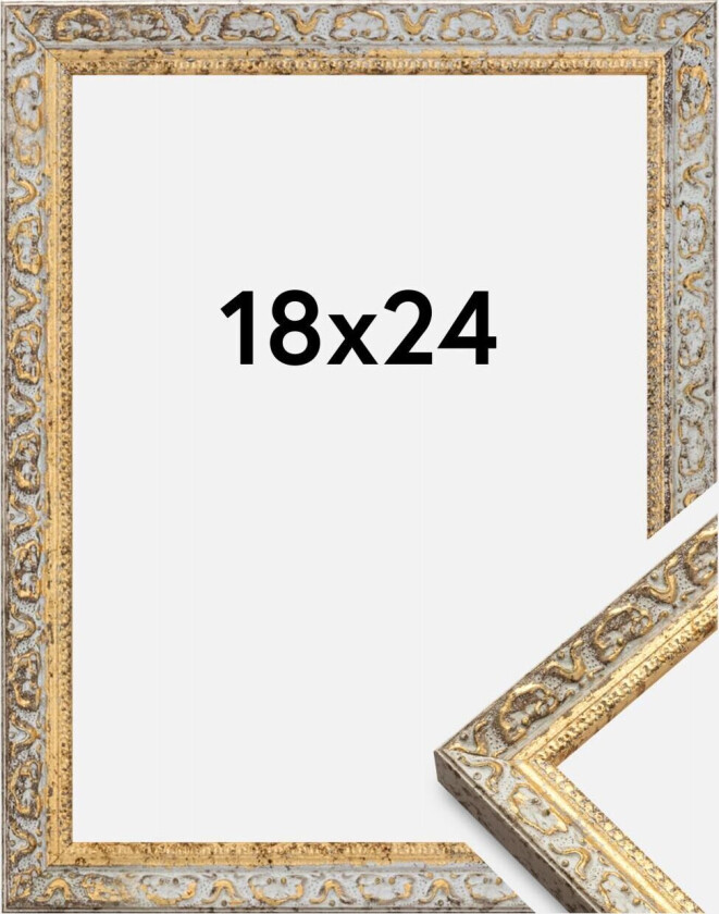 Ramme Smith Gull-Sølv 18x24 Cm