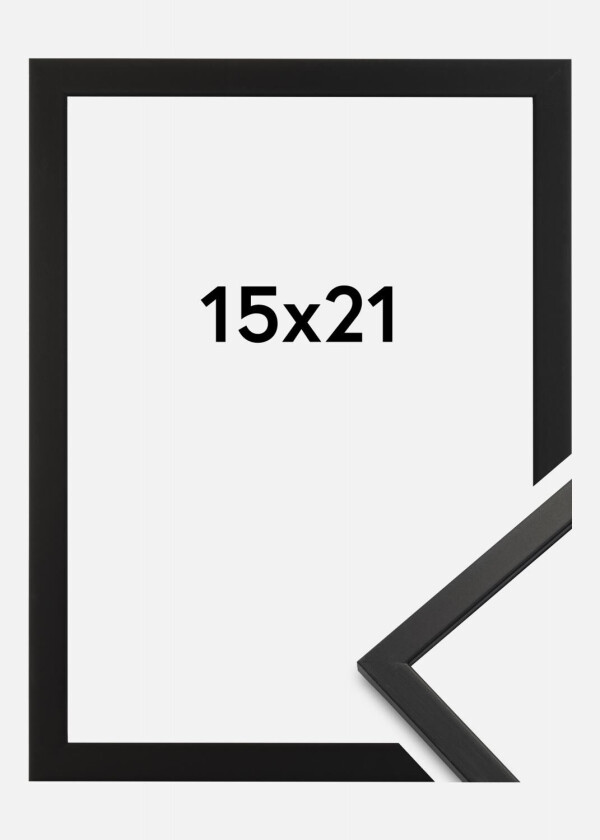 Ramme Edsbyn Akrylglass Svart 15x21 Cm (A5)