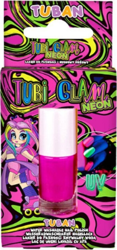 Tuban Neglelakk Tubi Glam - Róowy Neon 5Ml