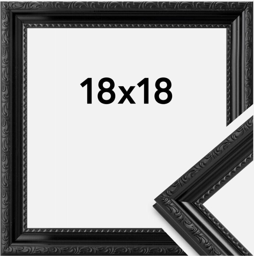 Ramme Abisko Svart 18x18 Cm