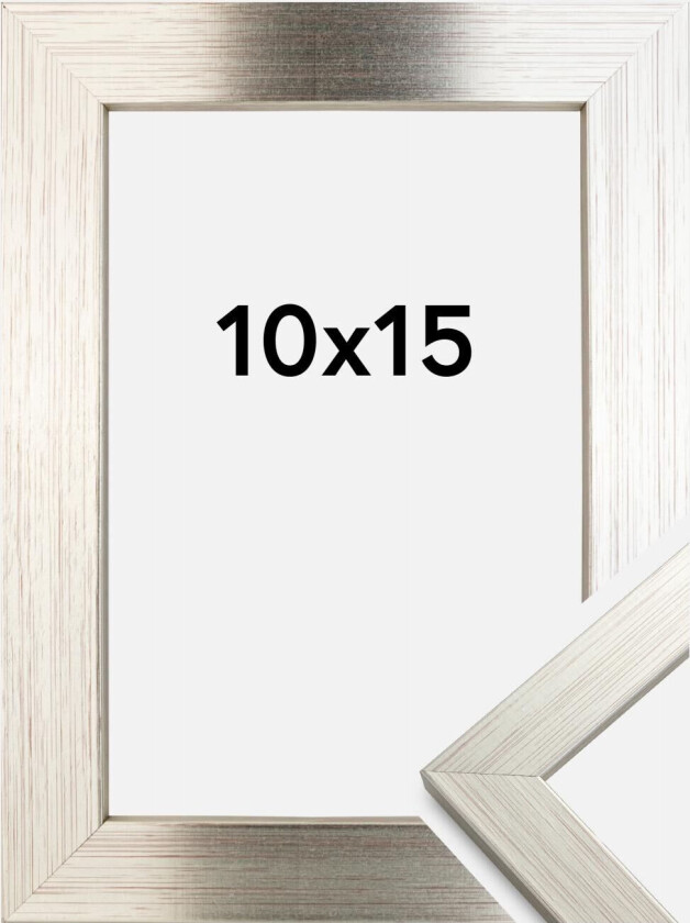 Ramme Silver Wood 10x15 Cm