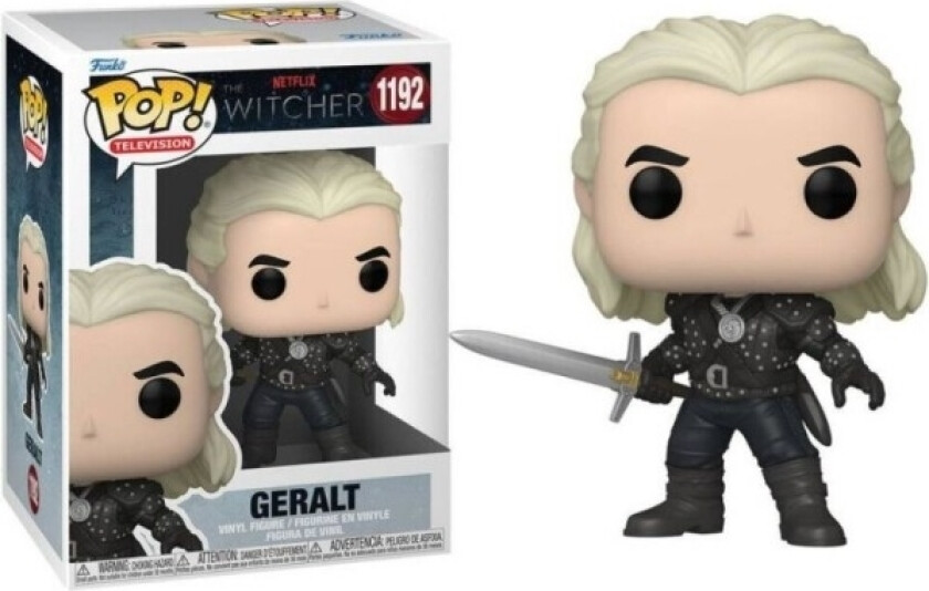 Funko Pop! Vinilin Figrl Geralt, 10 Cm