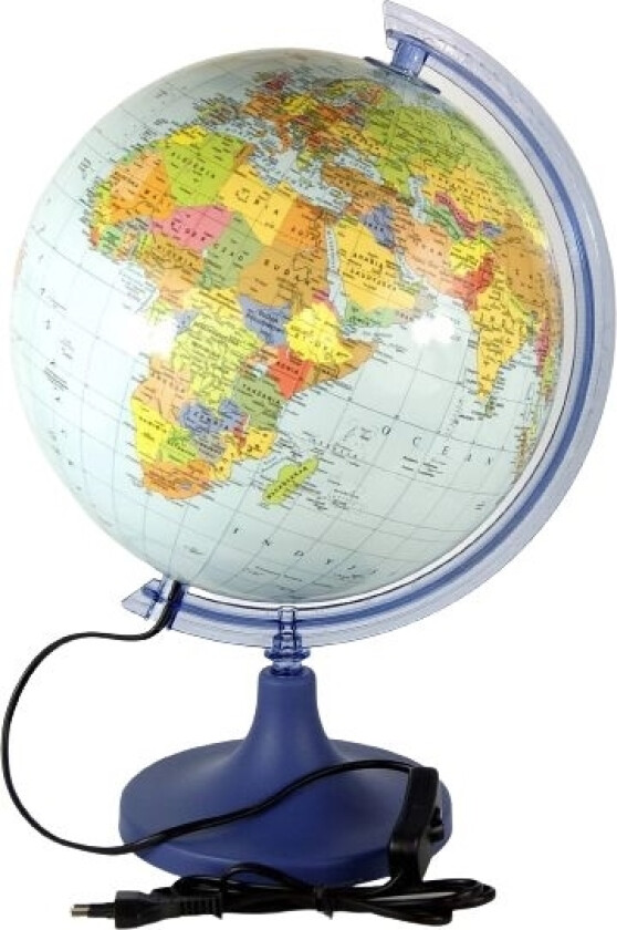 Zachem Globus 250 Politisk, Opplyst