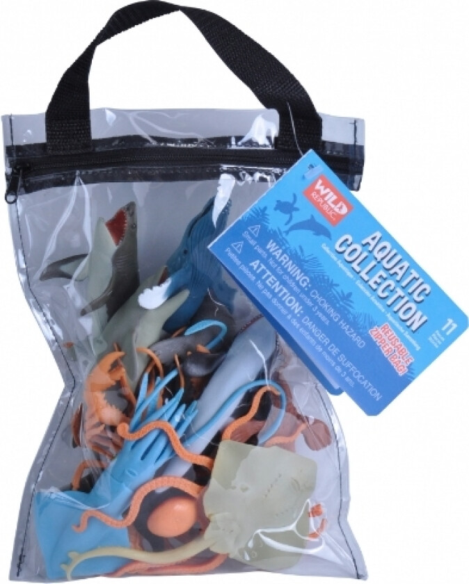 Polybag Zippered Aquatic, 3 År, Flerfarget, Plast