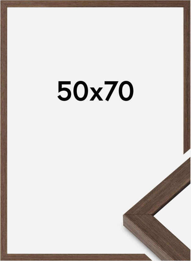 Ramme Hermes Akrylglass Valnøtt 50x70 Cm