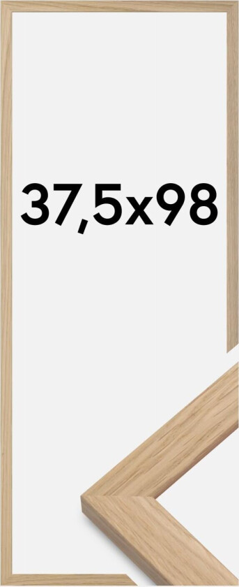 Ramme Oak Wood Akrylglass 37,5x98 Cm