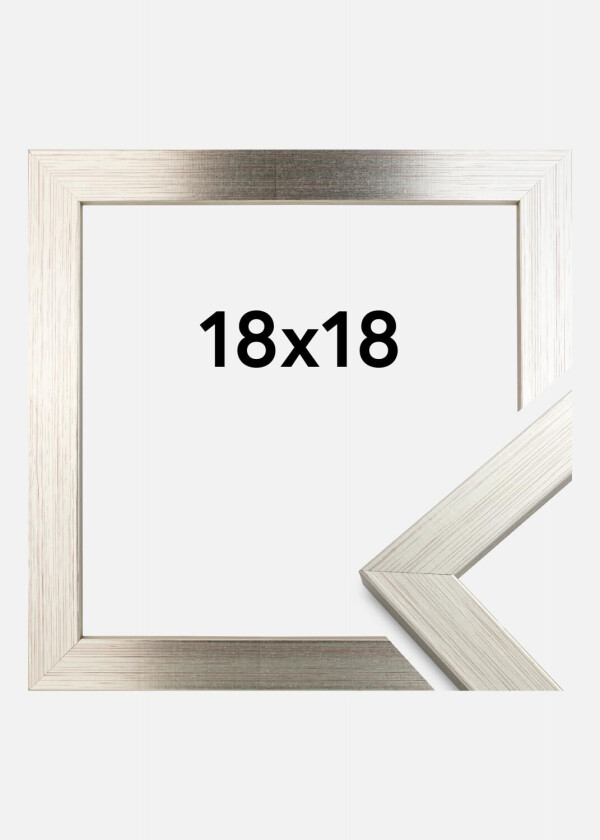 Ramme Silver Wood 18x18 Cm