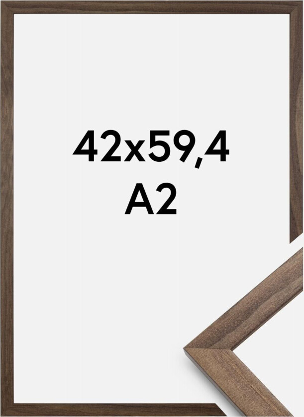 Ramme Stilren Akrylglass Valnøtt 42x59,4 Cm (A2)