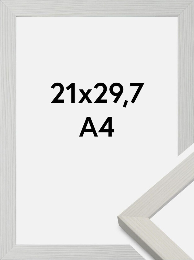 Ramme Fiorito Akrylglass Hvit 21x29,7 Cm (A4)