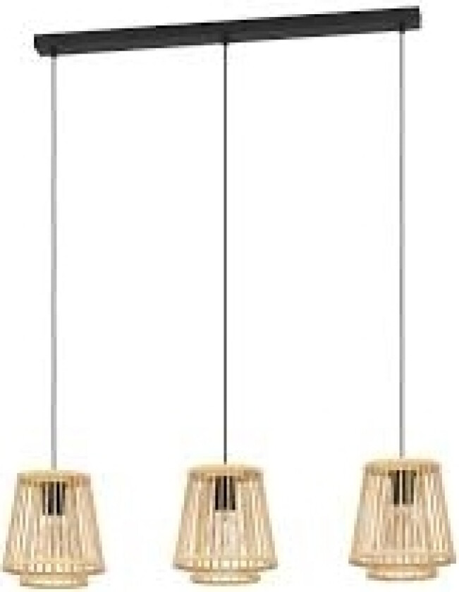 Eglo Hykeham, Sort, Tre, Tre, Stål, Tre, Innendørs, Ip20, I