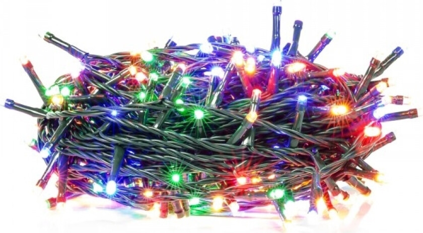 100 Led Fargerike Juletrelys