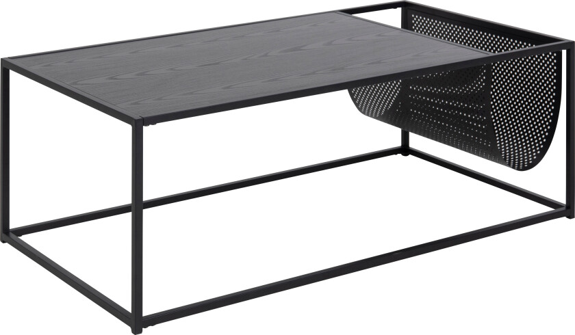 Sea sofabord med magasinholder svart.