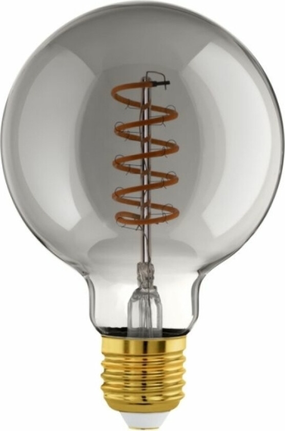 Eglo E27 Led-Z G95 Spiral 4W 150Lm 2000K Smoke