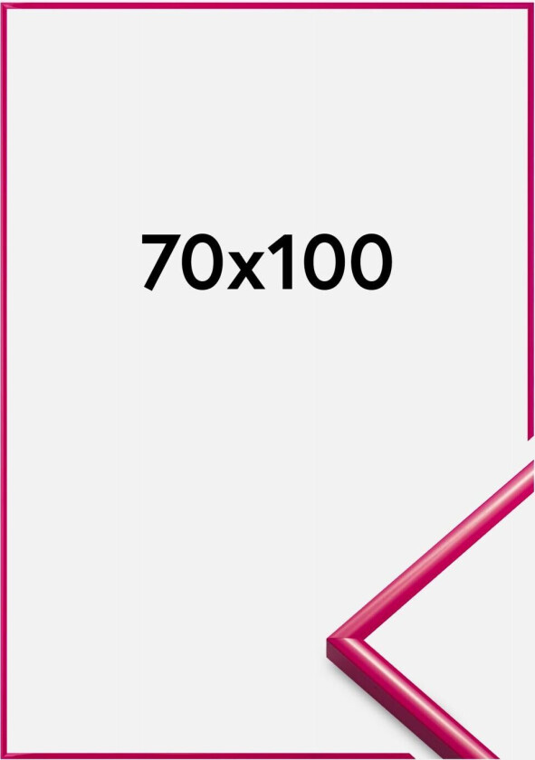 Ramme New Lifestyle Akrylglass Mørkerosa 70x100 Cm