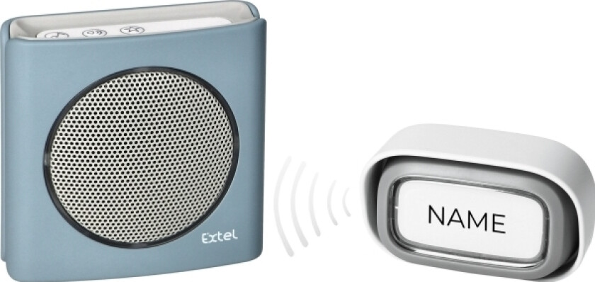 Orno Extel Dibi Flash Soft Trådløs Ringeklokke, Batteri, Blå
