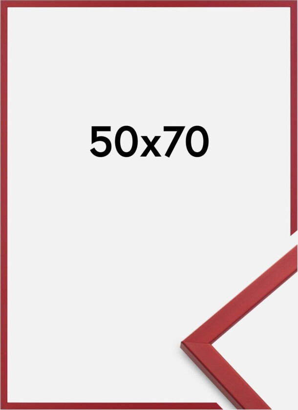 Ramme Edsbyn Akrylglass Rød 50x70 Cm