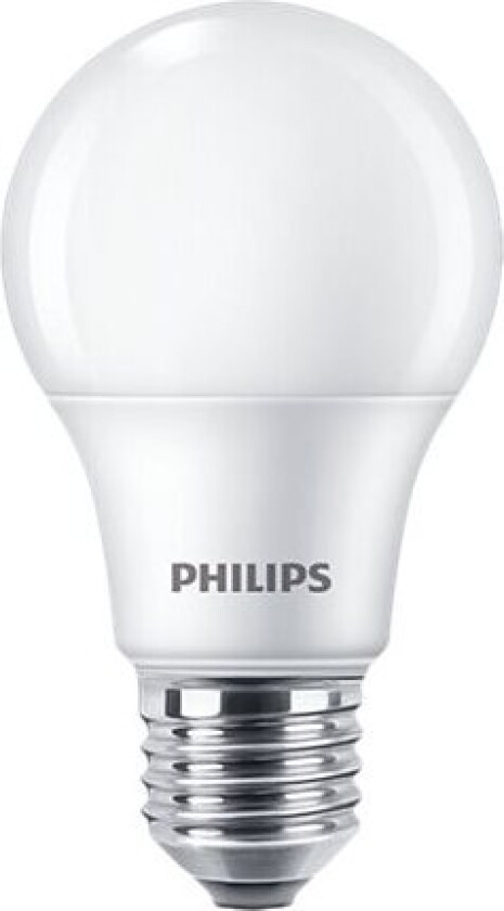 Led - Led - Mattslipt Finish - E27 - 8 W (Ekvivalent 60 W) - Klasse F - Varmt Hvitt Lys - 2700 K (En Pakke 2)