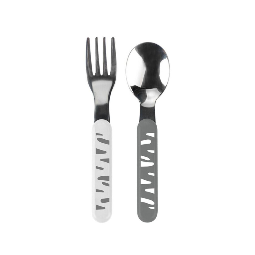 BABYONO Bestikksett til Barn, Rustfritt stål (Babygaffel og Babyskje)