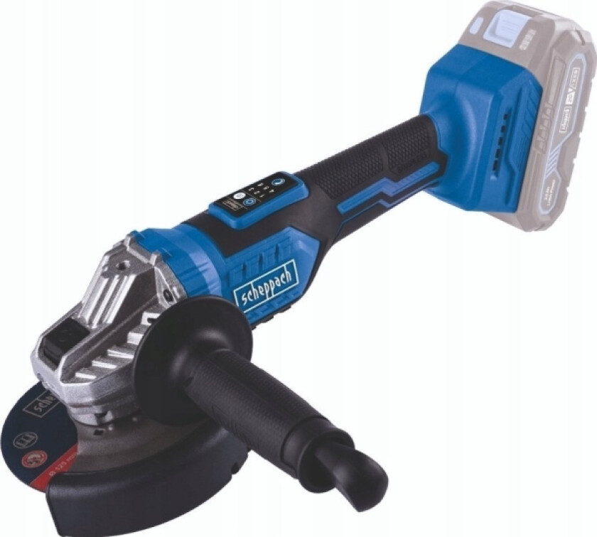 Vinkelsliper Scheppach Bc-Ag125-X 20 V (Uten Batteri Og Lader)