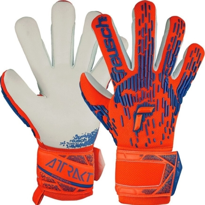 Keeperhansker Reusch Attrakt Freegel Silver Orange 5470235 2210 (10,5)