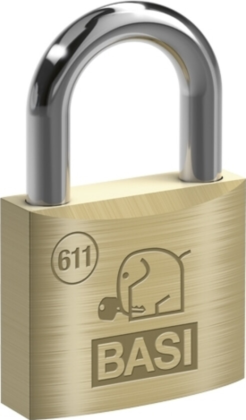 Bilde av 6110-3001-3003, Tradisjonell, Nøkkellås, Bruk Bare Én Nøkkel, Messing, Sølv, Messing, Herdet Stål