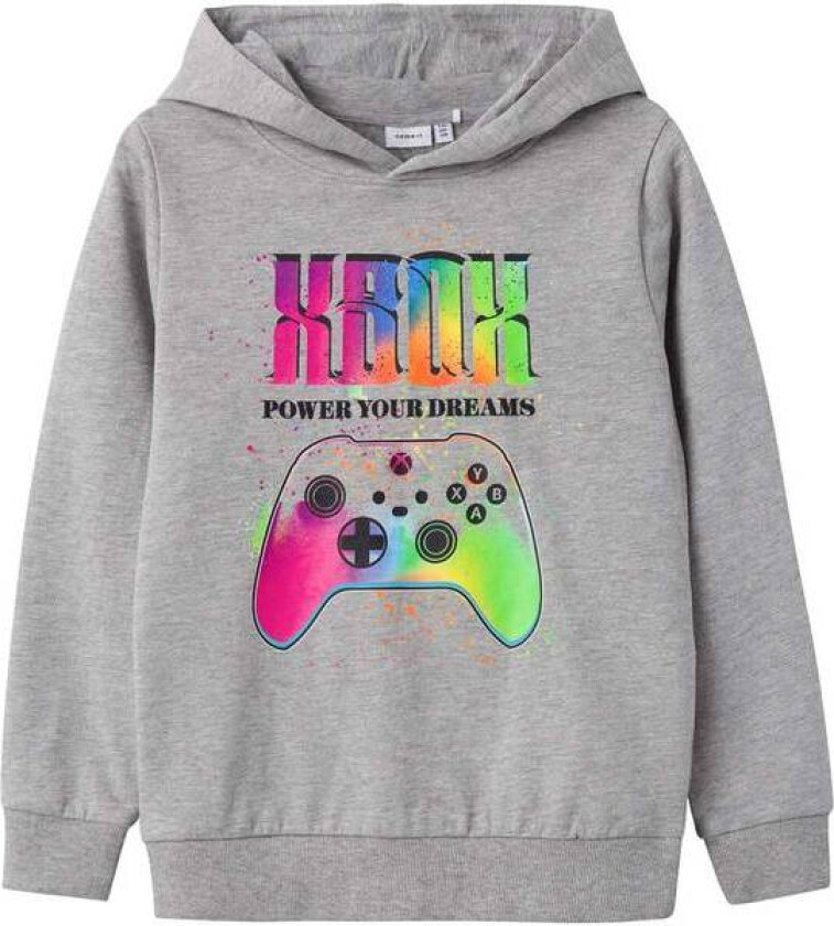 Name It Djil Xbox Hettegenser Til Barn, Grey Melange